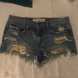 Abercrombie low rise shorts